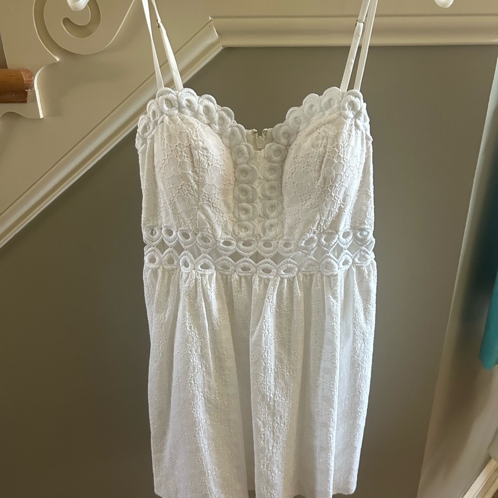 Lilly Pulitzer white sundress